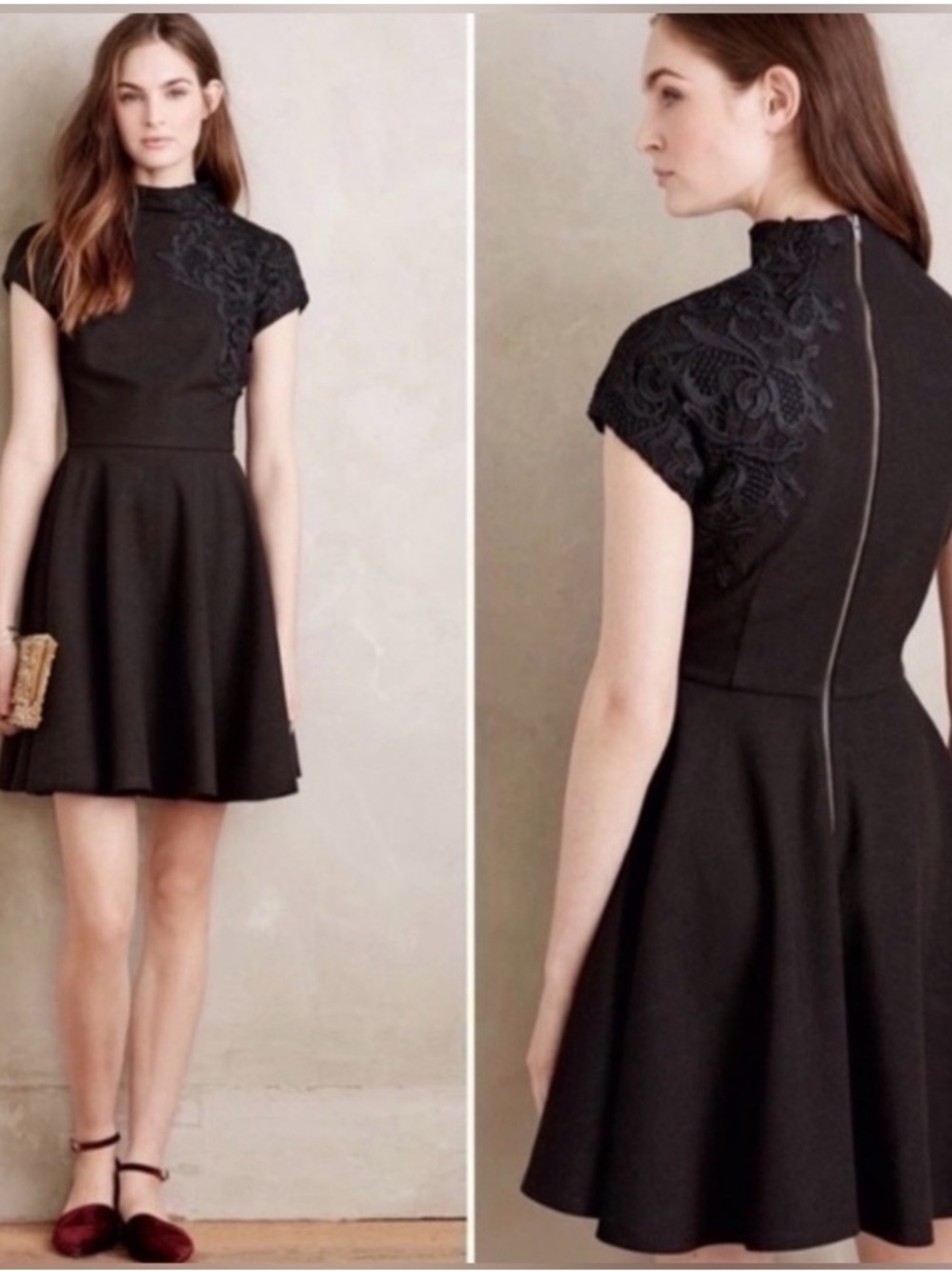 Plenty by Tracy Reese (Anthropologie) Codetta Mockneck Dress Size: 12